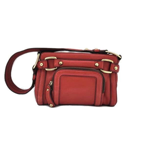 Banana Republic Vintage Women's Rust Leather Shoulder Bag - Picture 1 of 8